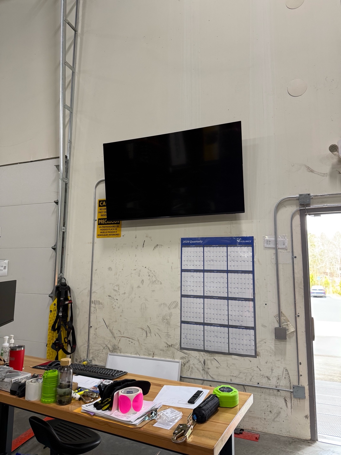 70-inch Tilt TV installation on Concrete in Atlanta, GA