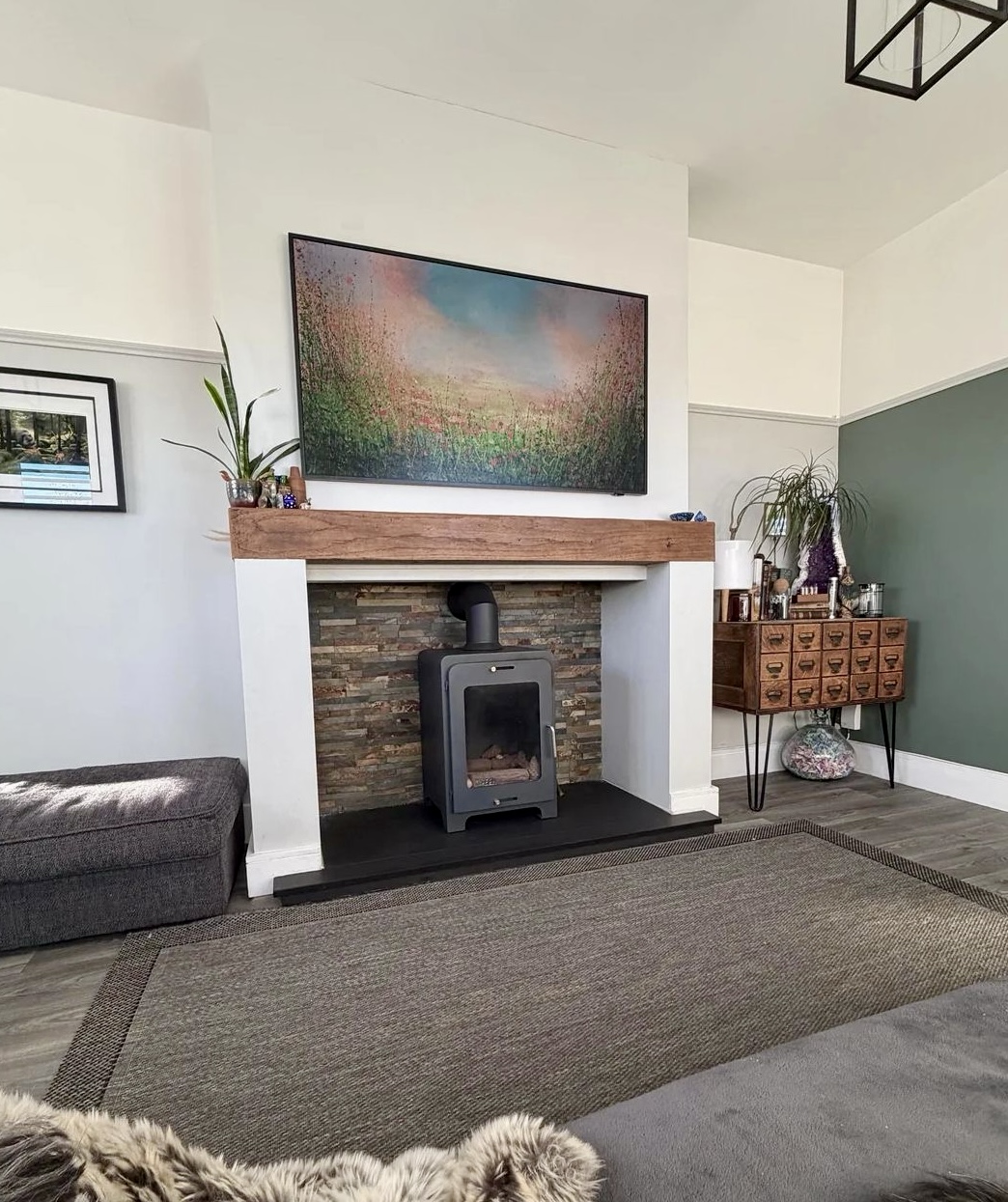 65-inch Frame TV TV installation on Drywall in Atlanta, GA