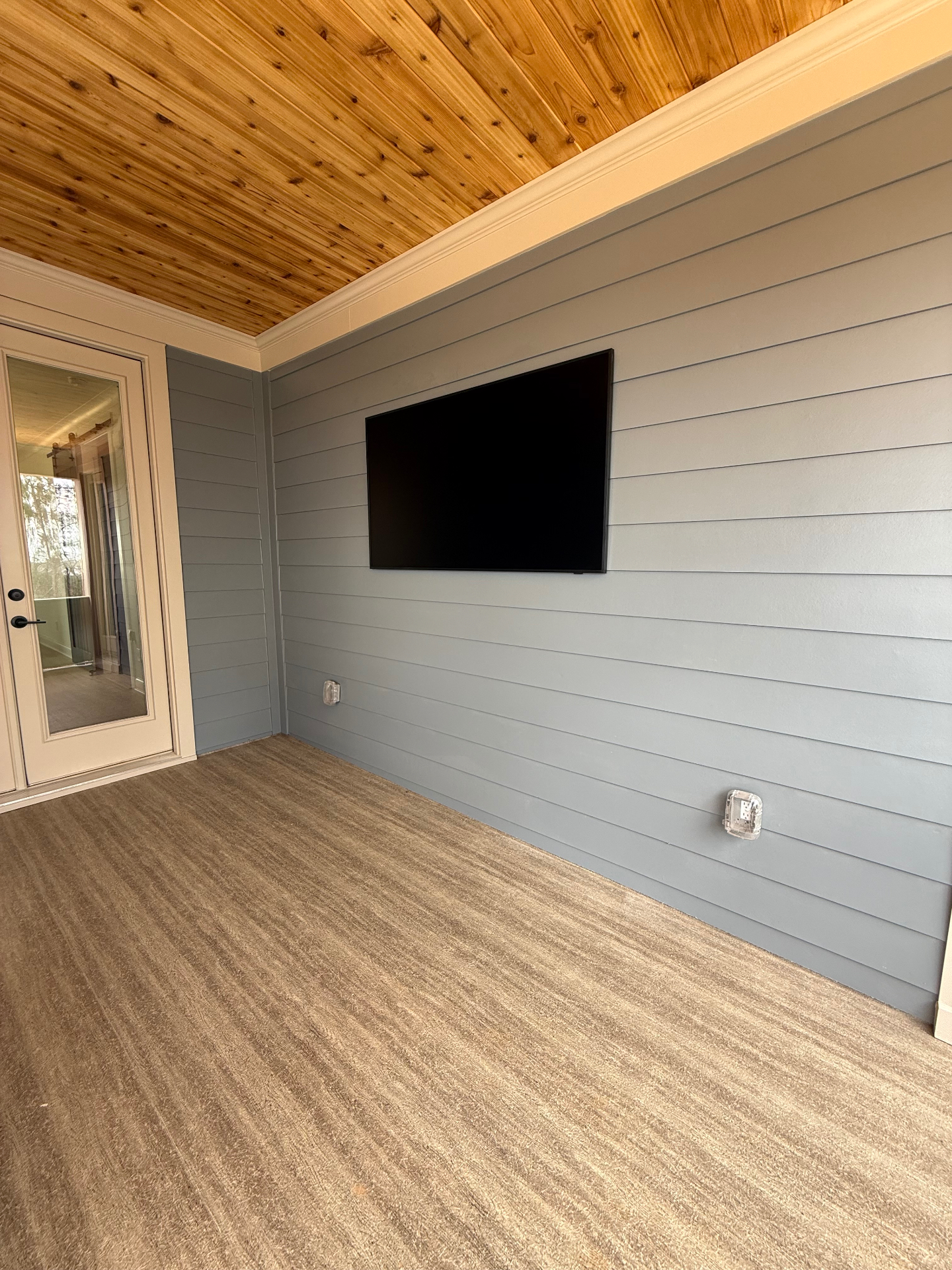 65-inch Frame TV TV installation on Wood in Dallas, GA