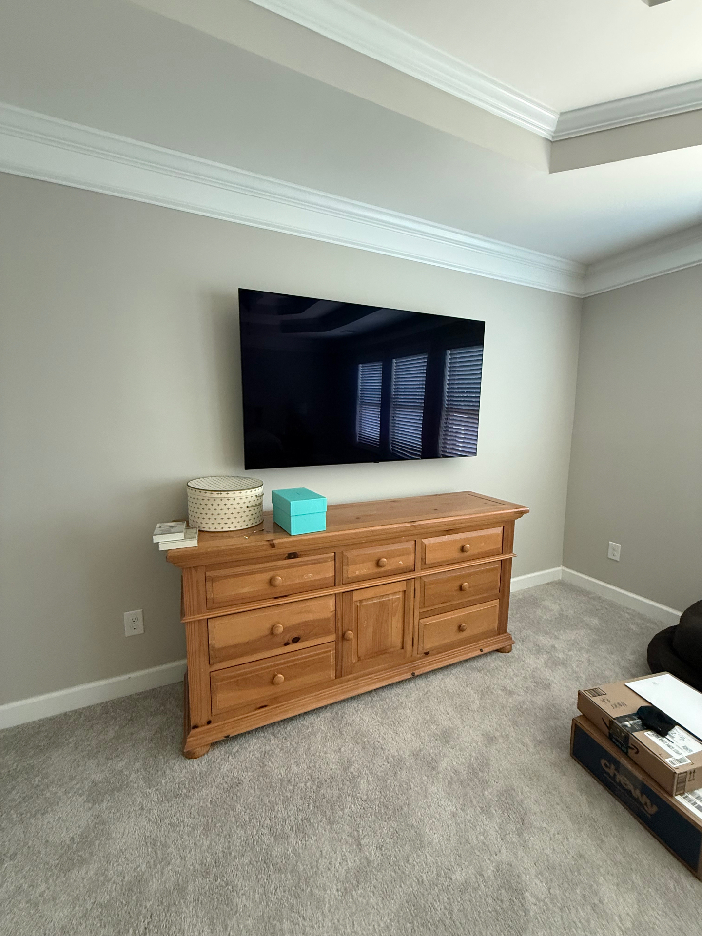 65-inch Full Motion TV installation on Drywall in Kennesaw, GA