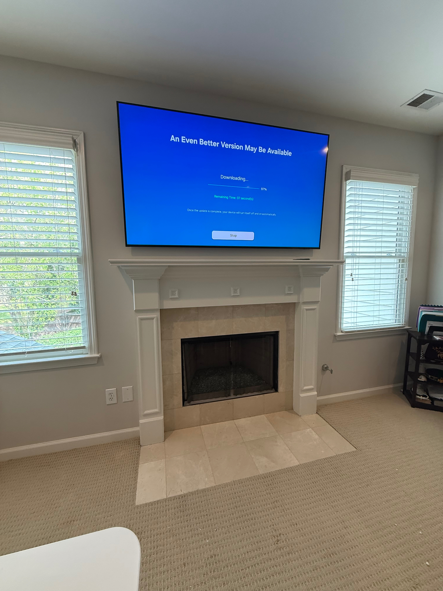 75-inch Tilt TV installation on Drywall in Kennesaw, GA