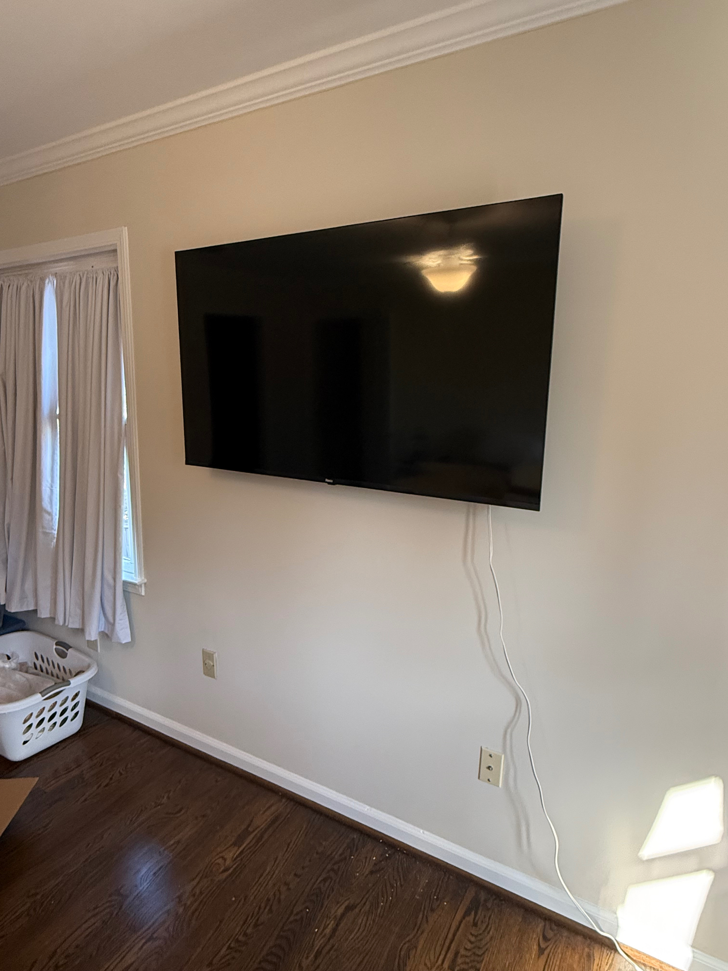 65-inch Full Motion TV installation on Drywall in Marietta, GA