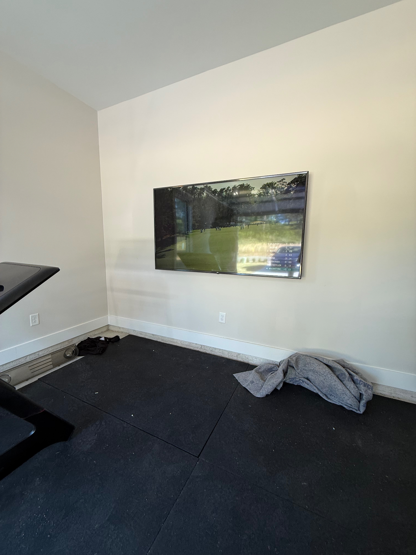 75-inch Full Motion TV installation on Drywall in Peachtree City, GA