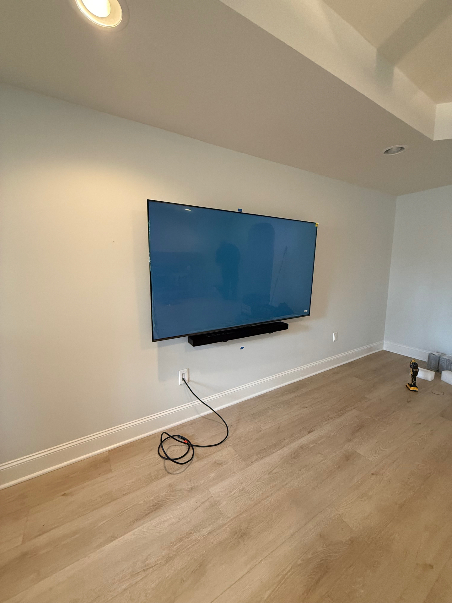 75-inch Tilt TV installation on Drywall in Powder Springs, GA