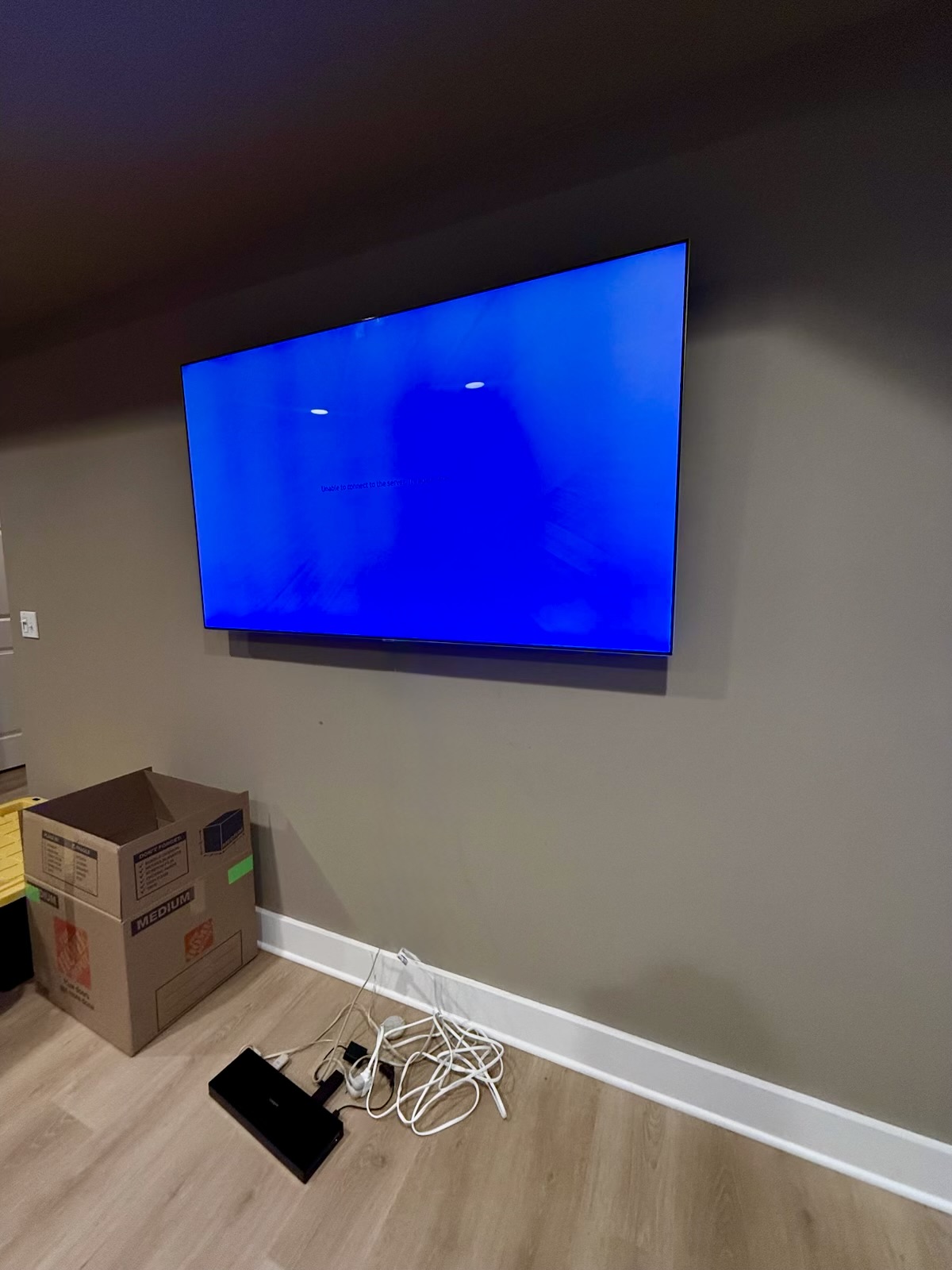 65-inch Tilt TV installation on Drywall in Sugar Hill, GA