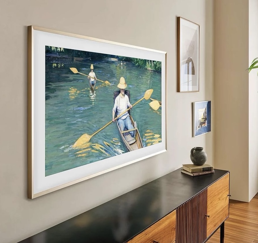 65-inch Frame Mount TV installation on Drywall in Alpharetta, GA