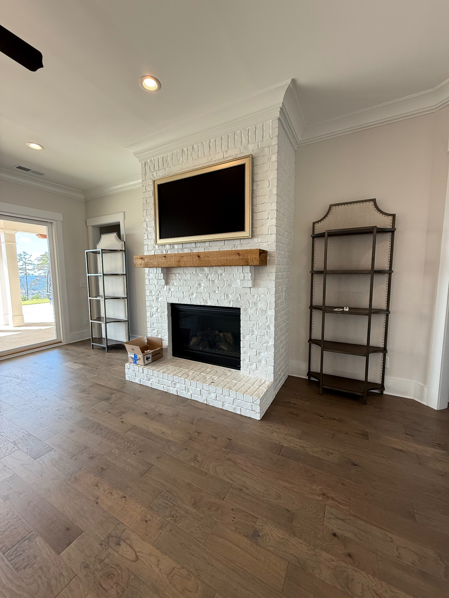 65-inch Frame TV TV installation on Brick in Canton, GA