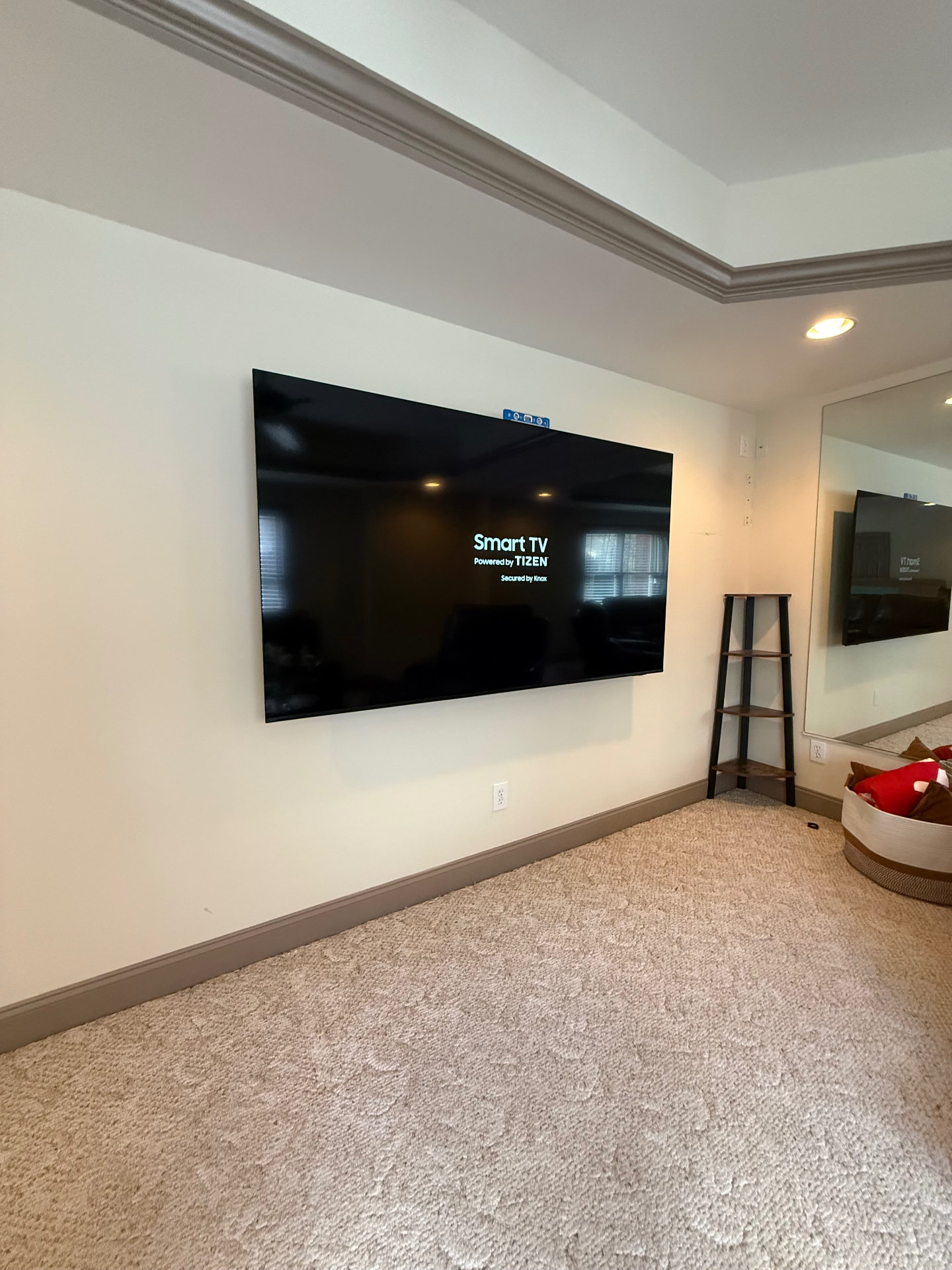 85-inch Tilt TV installation on Drywall in Kennesaw, GA