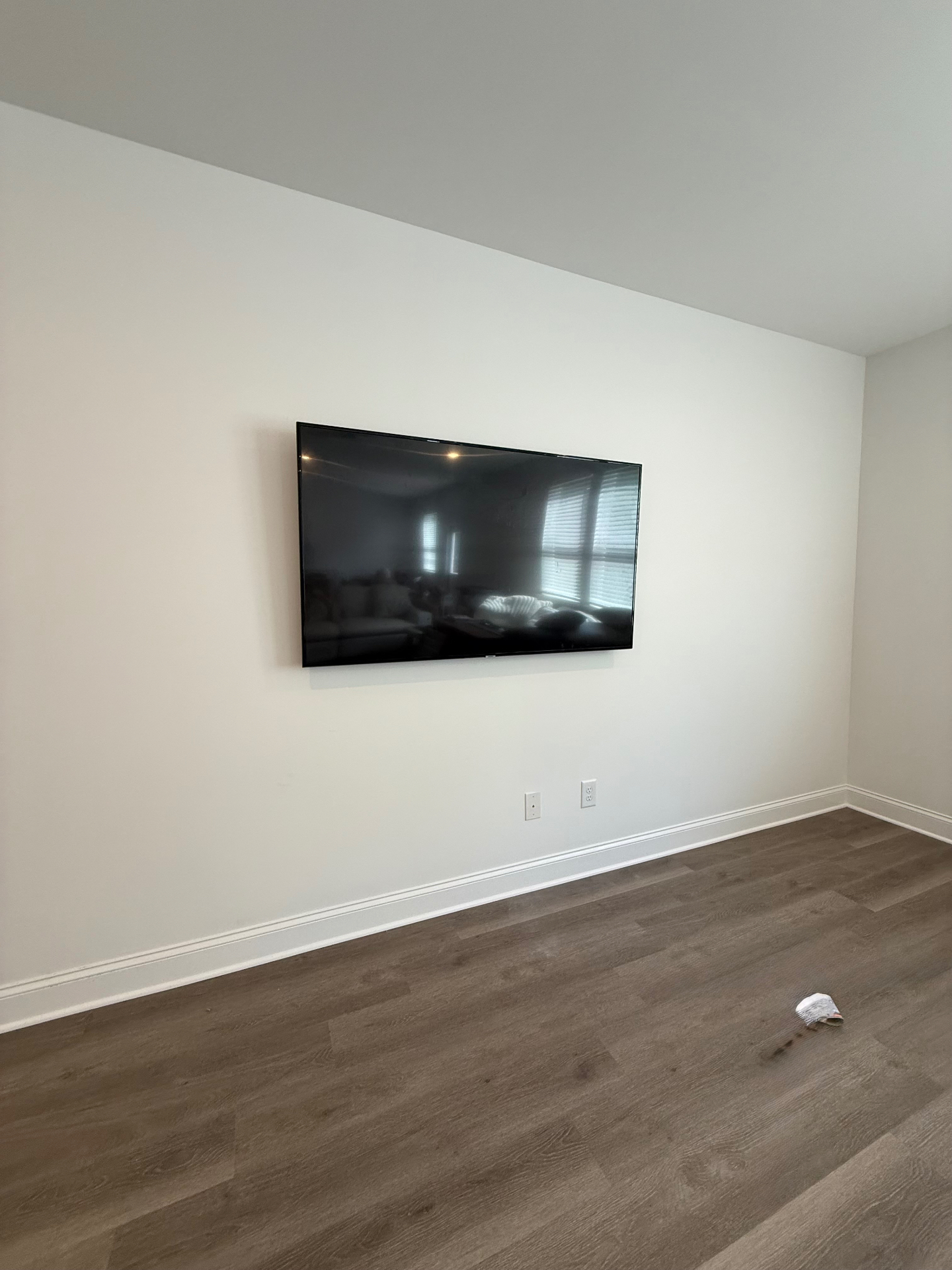 65-inch Fixed TV installation on Drywall in Buford, GA